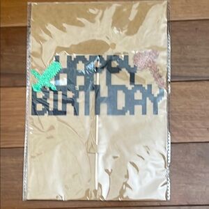 Happy Birthday Cake Topper